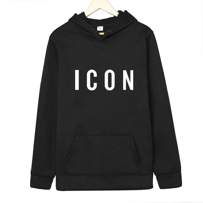 ICON Popular Personality Trendy Fleece Hoodie Sweater