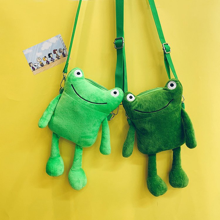 Frog Messenger Purse