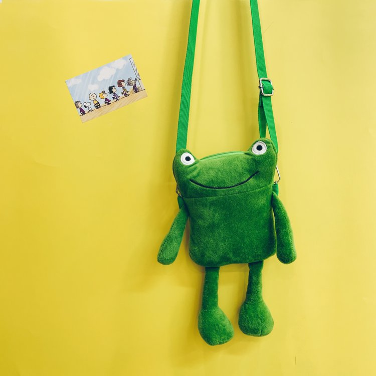 Frog Messenger Purse