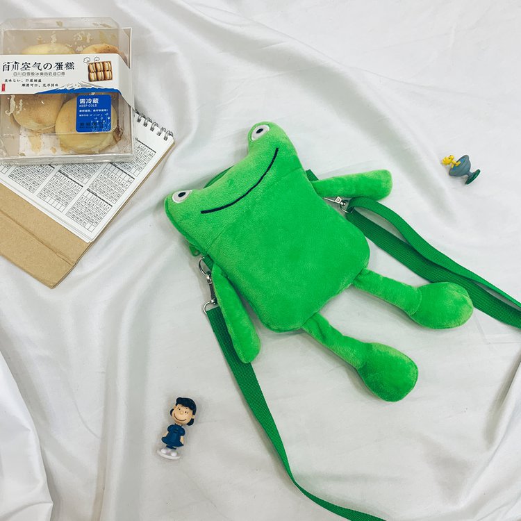 Plush Cute Frog Small Bag Phone Single Shoulder Messenger — view 2