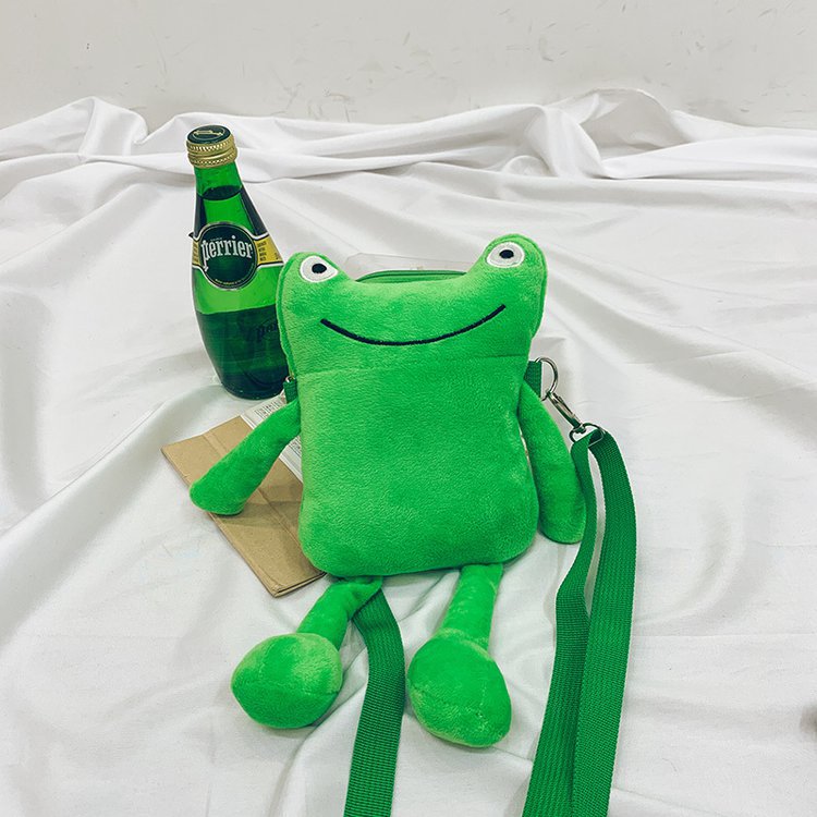 Plush Cute Frog Small Bag Phone Single Shoulder Messenger — view 5