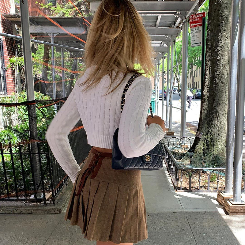 Women's Autumn And Winter New Elastic Slim Solid Color Sweater