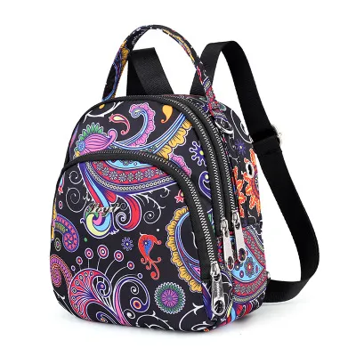 Large Capacity College Style Backpack Sports Nylon Shoulder Bag Set2 - Shop at LoveMi