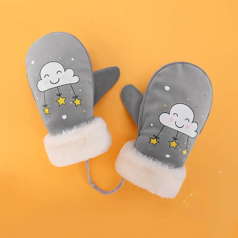 Boys and Girls Cartoon Cute Warm and Velvet Pupil