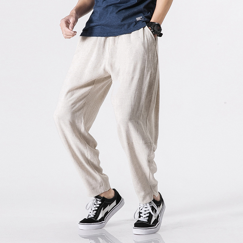 Plus Size National Style Japanese Men's Casual Pants