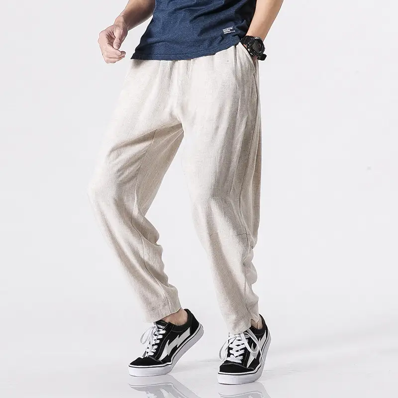 Plus Size National Style Japanese Men's Casual Pants