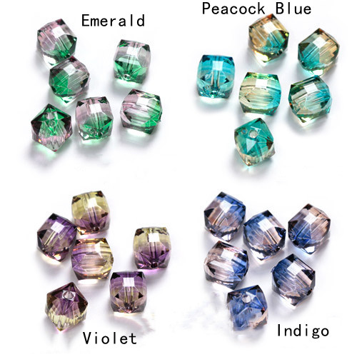 Symphony Square Beads 10mm Handmade Diy Jewelry Accessories - Shop at LoveMi