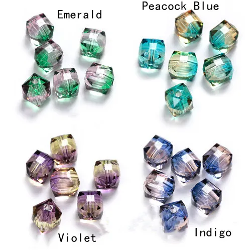 Symphony Square Beads 10mm Handmade Diy Jewelry Accessories - Shop at LoveMi