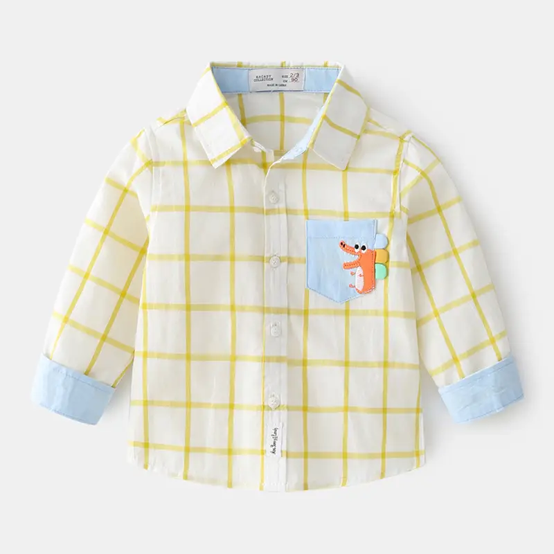 Spring Children's Long-Sleeved Casual Shirt