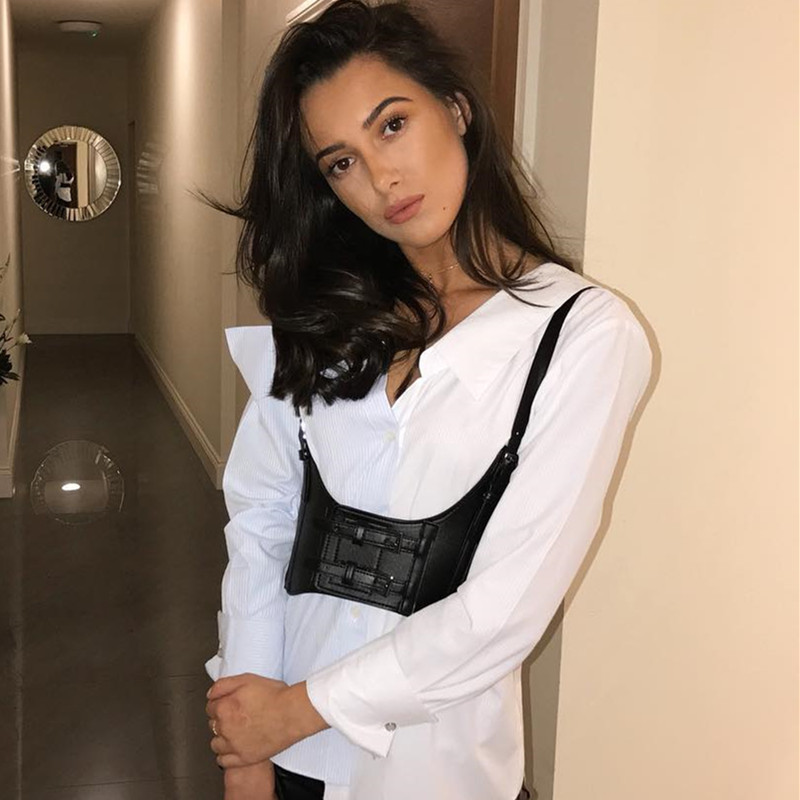 European And American Sexy Strappy Cortex Corset Chest Vest