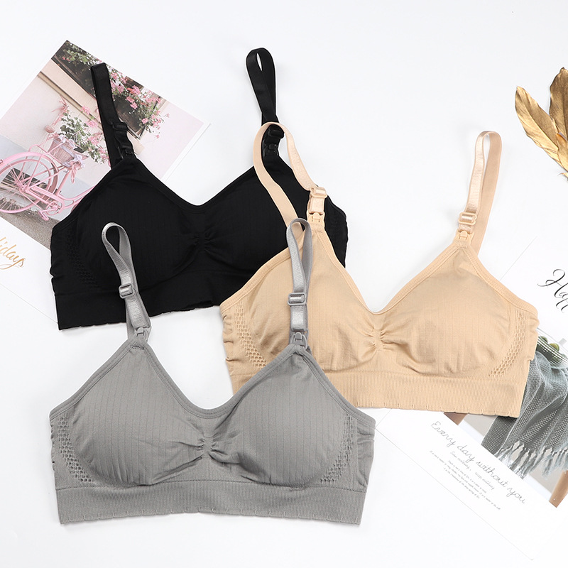 Anti-Spill Milk Adjustable Nursing Mommy Bra