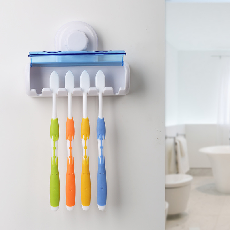 Suction Cup Bathroom Toothbrush Holder Set