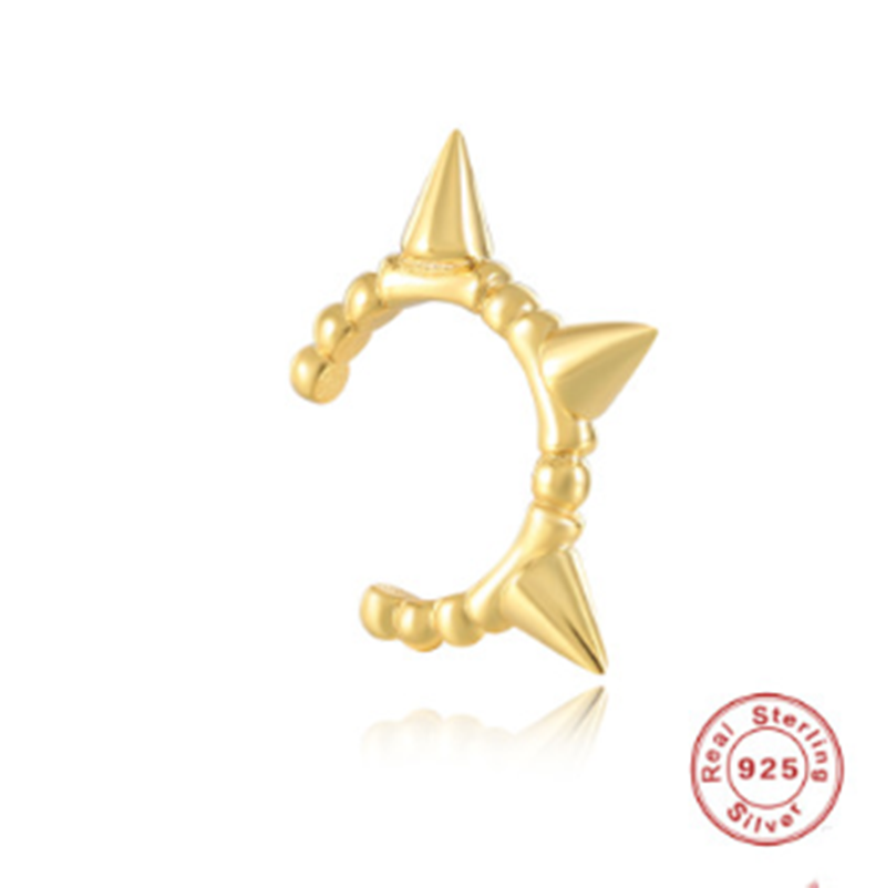 Diamond-encrusted Sweet and Pierced Earrings