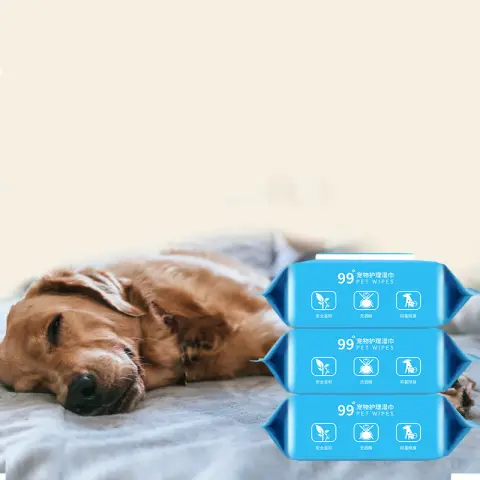 Dogs and Cats to Remove Tears Supplies Pet Wipes