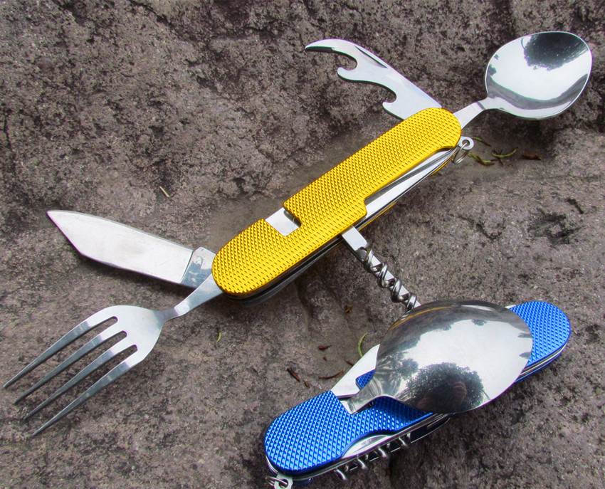 Multifunctional Detachable Folding Travel Tableware