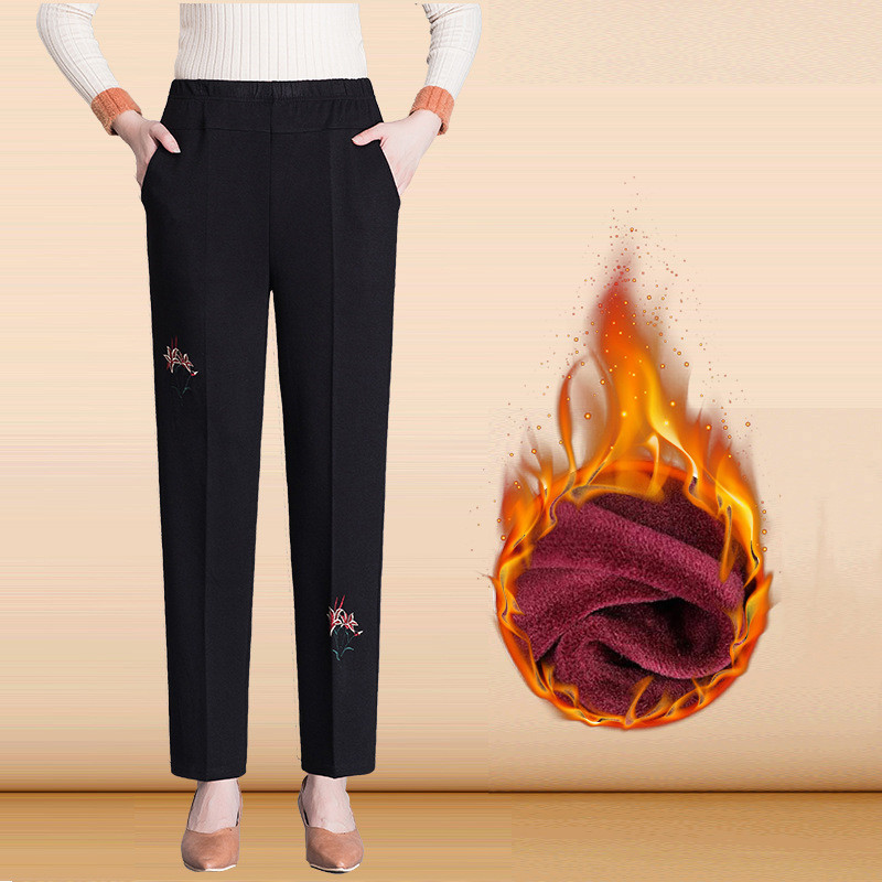 Middle-Aged And Elderly Women's Pants Autumn And Winter Clothes