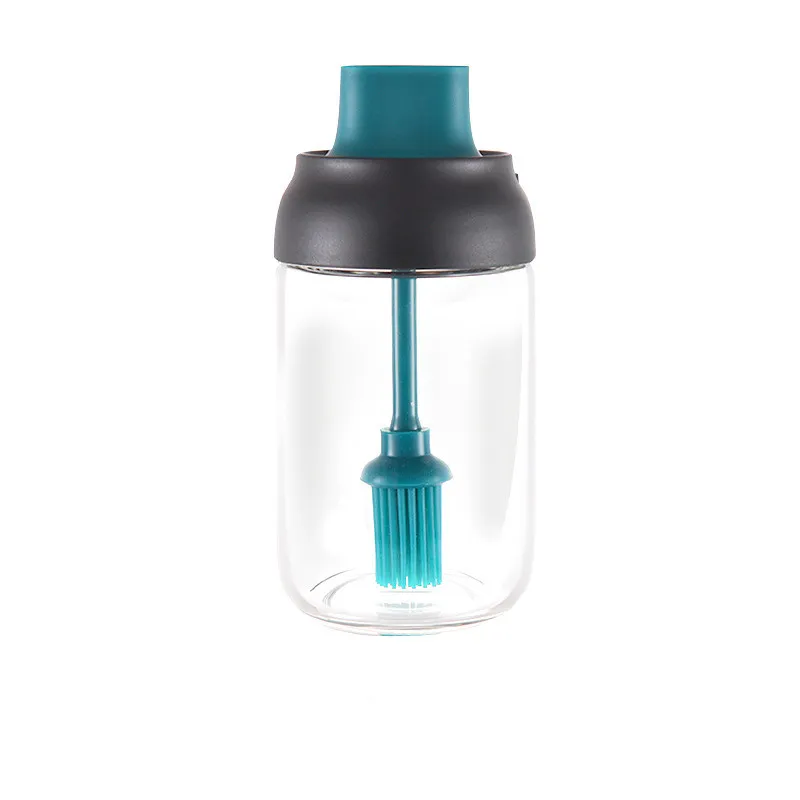 Kitchen Moisture-proof Seasoning Bottle - Blue Oil Brush