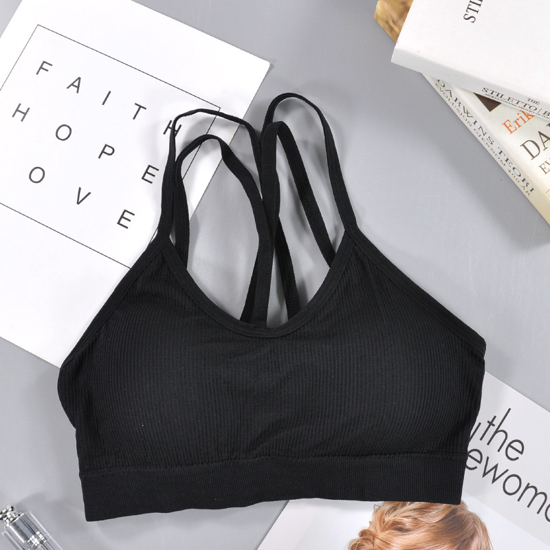 Title 6, Threaded Seamless Cross Beautiful Back Tube Top...