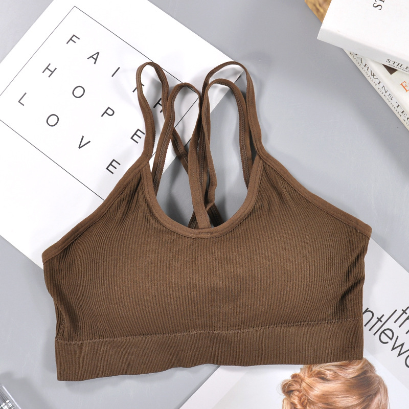 Title 4, Threaded Seamless Cross Beautiful Back Tube Top...