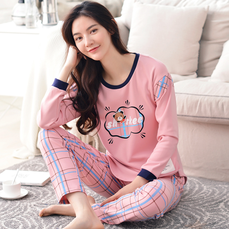 Title 4, Fresh Ladies Cotton Girl Student Home Service Suit