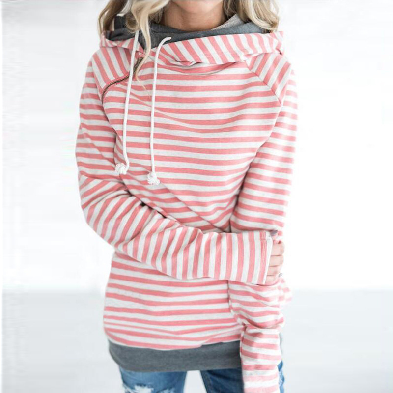 Title 4, Striped Panel Hoodie Sweatshirt