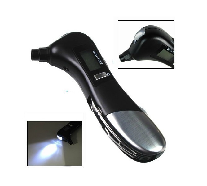 Multi-Tool Flashlight For Tire Pressure Measurement - Image 3