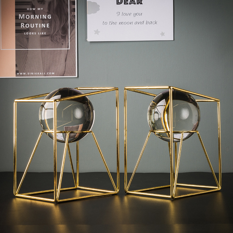 Crystal Ball Decoration Book Stand Small Ornaments
