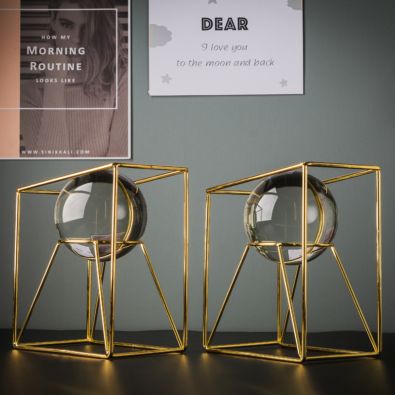 Crystal Ball Decoration Book Stand Small Ornaments