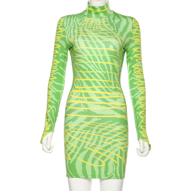 Big Buttocks Long-Sleeved Jumpsuit Skirt