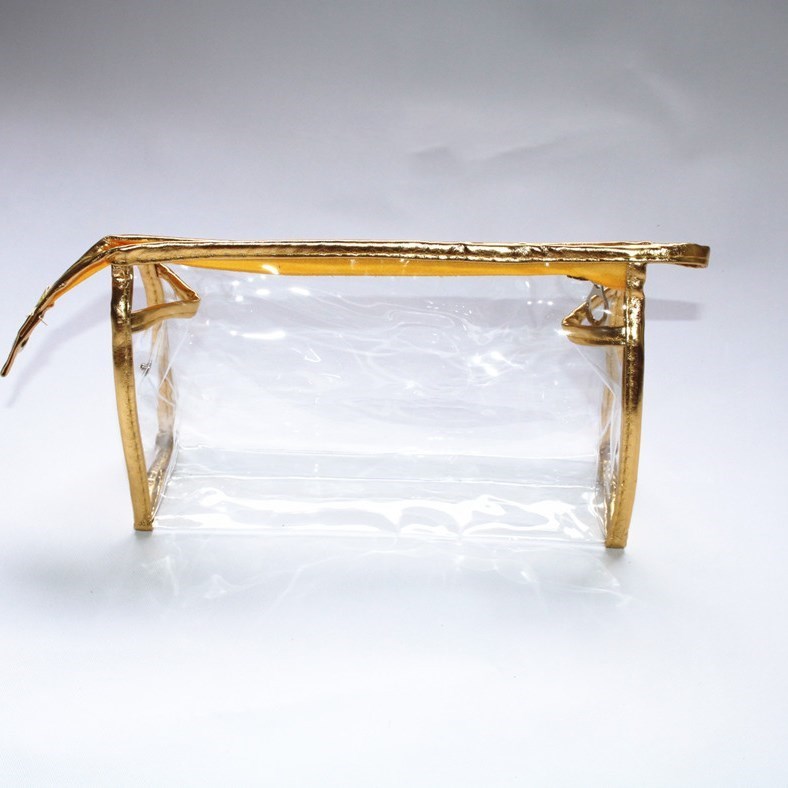 حقيبة مكياج شفافة بسيطة قابلة للتخصيص - هدية إبداعية