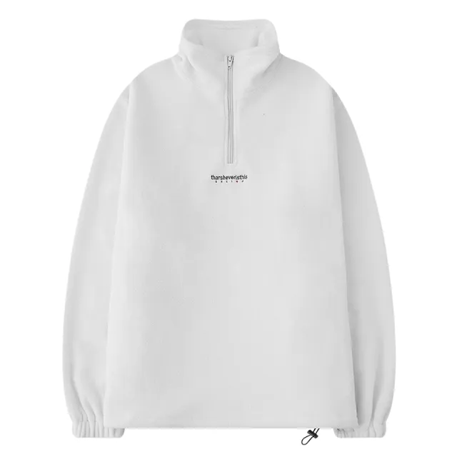 Toolkit Style Semi turtleneck Standing Collar Hoodie Tan - Shop at LoveMi