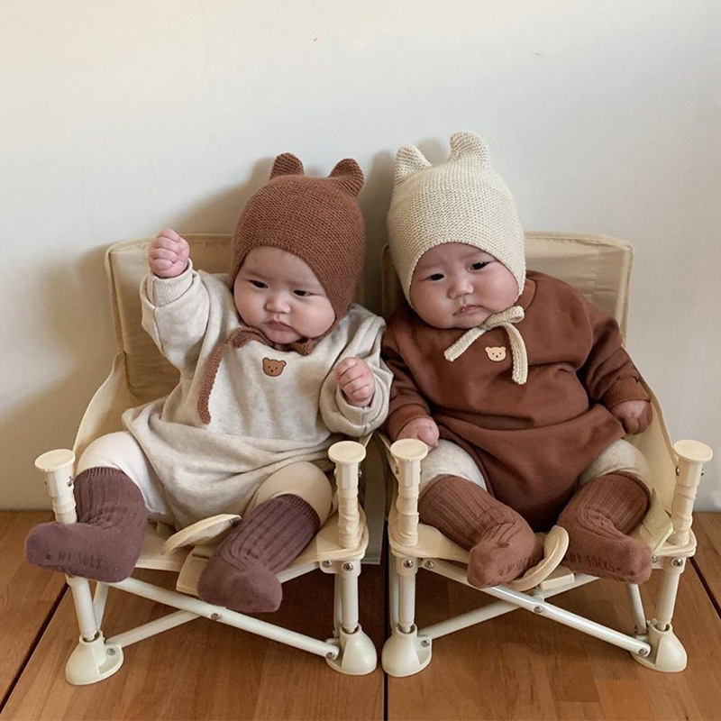 Cute Bear Print Sweatshirt Bag Fart