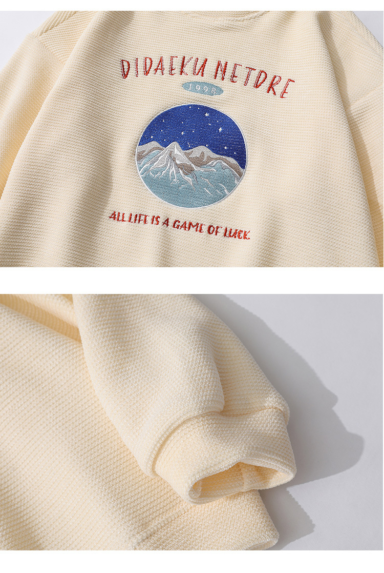 Tide Brand Winter Thickening Trend Loose Pullover