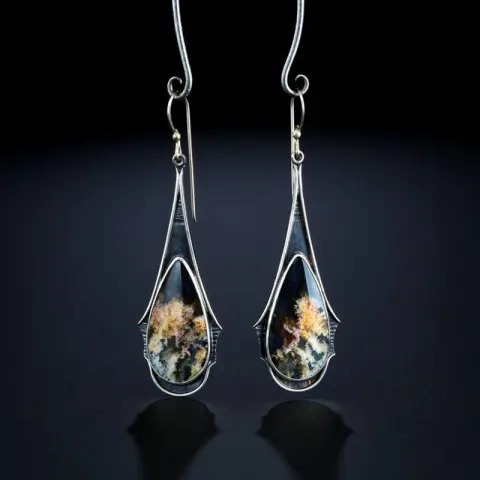 Elegant Vintage Multicolored Long Dangle Earrings for Women Resin