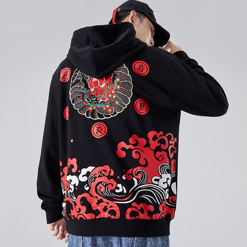 Title 2, Hip-hop oversized hoodie sweater voor heren in ...