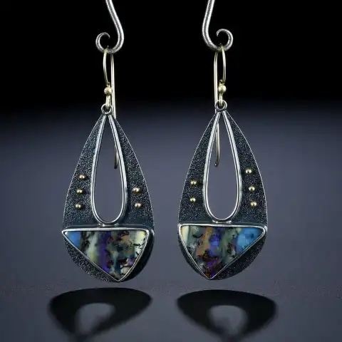 Vintage Elegant Resin Dangle Earrings for Women Fashion Bohemian