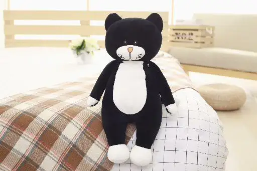 Plush Toy Cat Stretch Down Feather Cotton Cat Nap Pillow