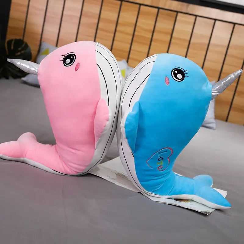 Cute Whale Plush Toy Dolphin Pillow Cushion Doll Doll