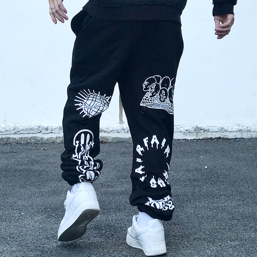 Title 6, Casual broek in harajuku-stijl, straattrend