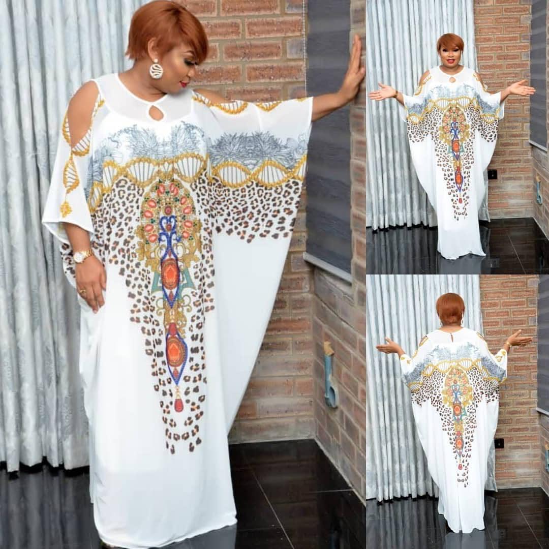 European And American Hot Style New Dress With African Leopard Sleeves