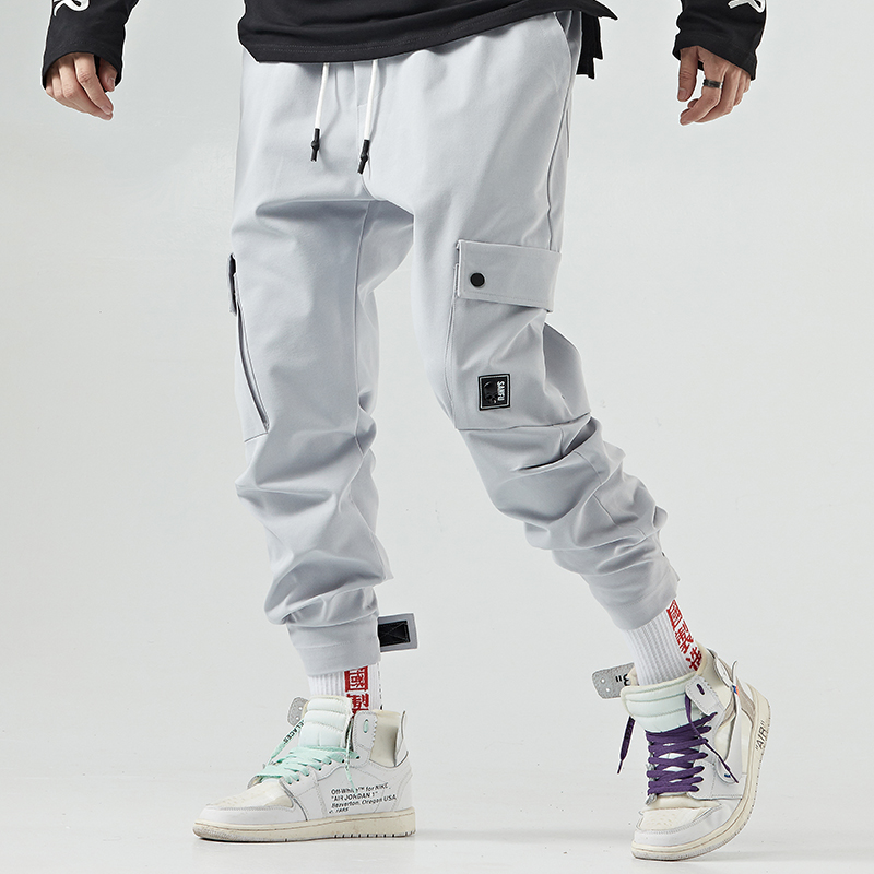 Spring And Autumn Wild Trend, Handsome Loose Casual Trousers, Handsome High Street Overalls