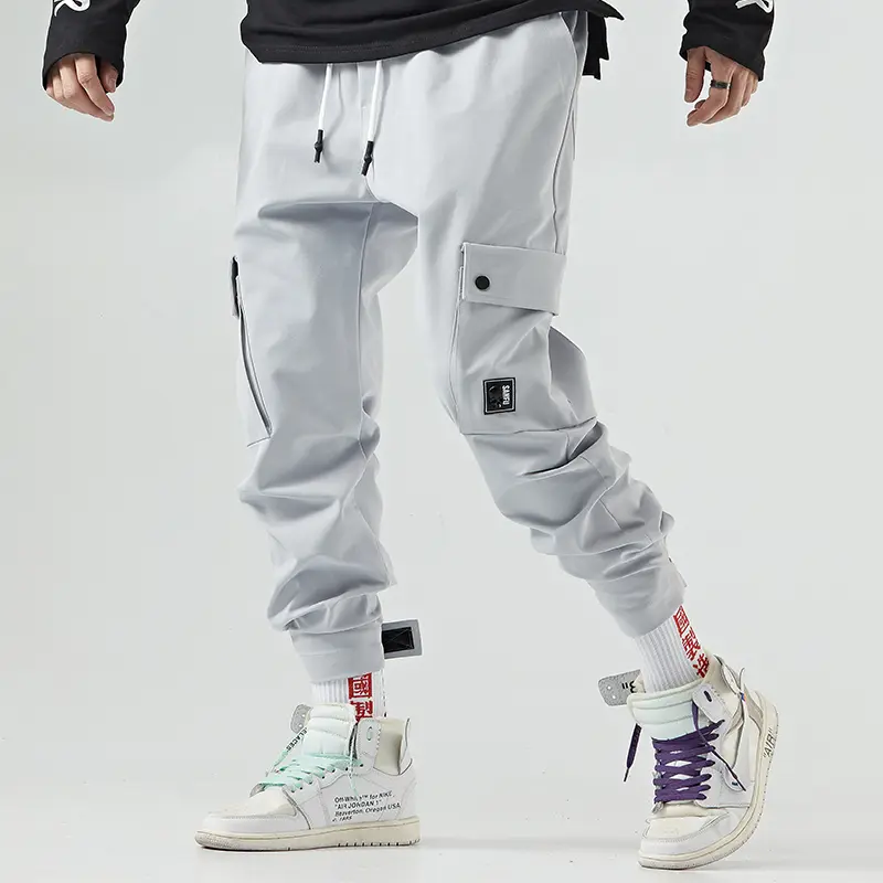Spring And Autumn Wild Trend, Handsome Loose Casual Trousers, Handsome High Street Overalls