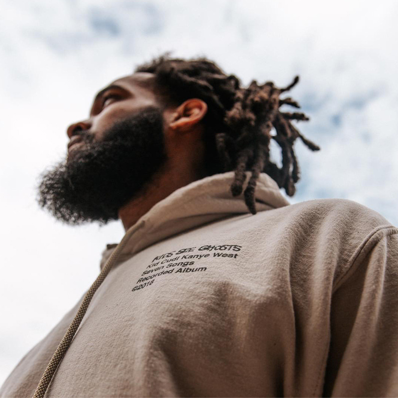 Kanye Little Girl Meets Ghosts Printed Fleece Sweatshirt Hoodie