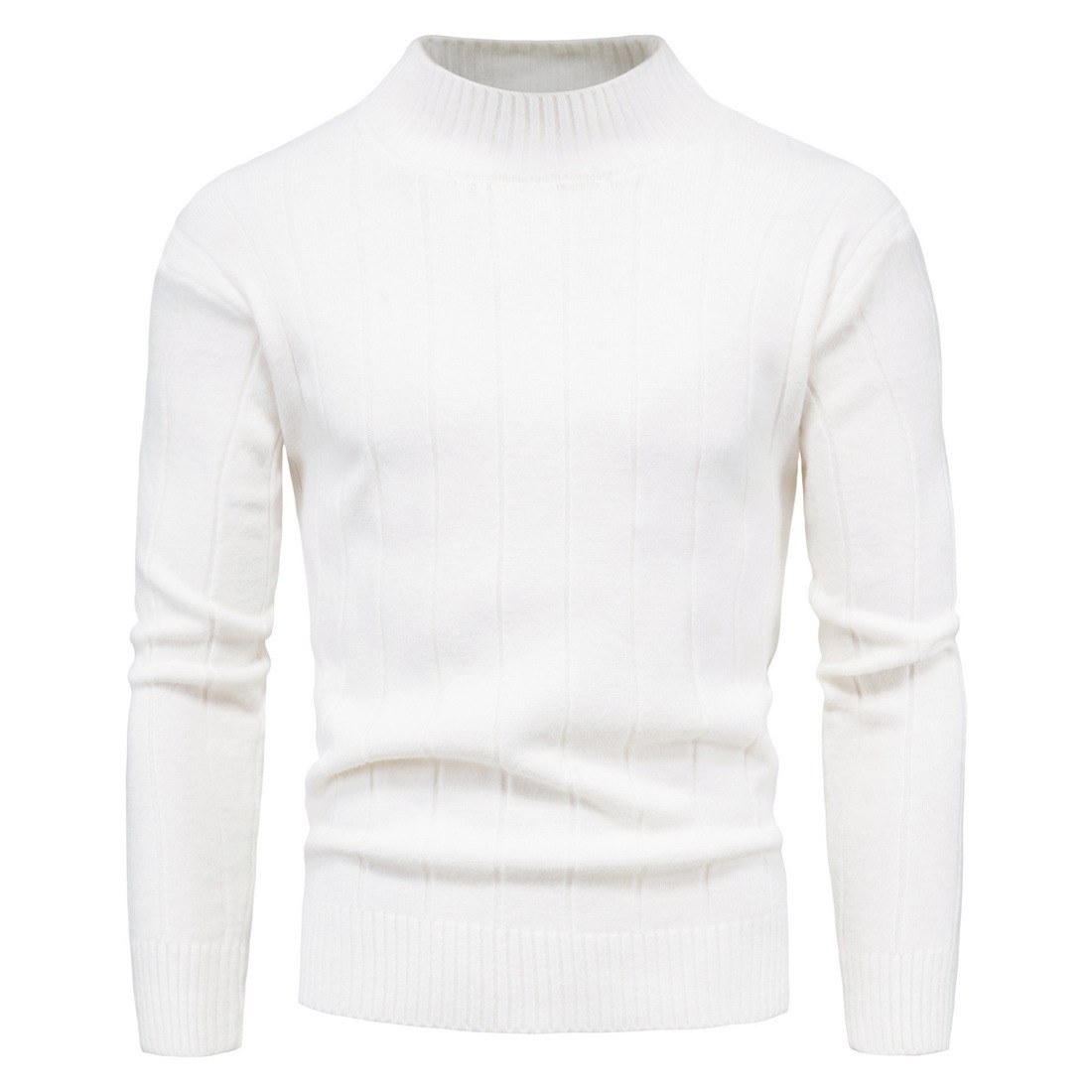 Solid Striped Men's Sweater Base