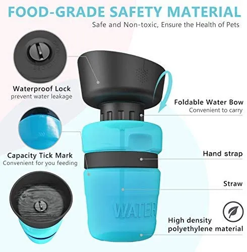 Pet Outdoor Foldable Bottle Dog Travel Water Bottle Dog Water Dispenser – image 8