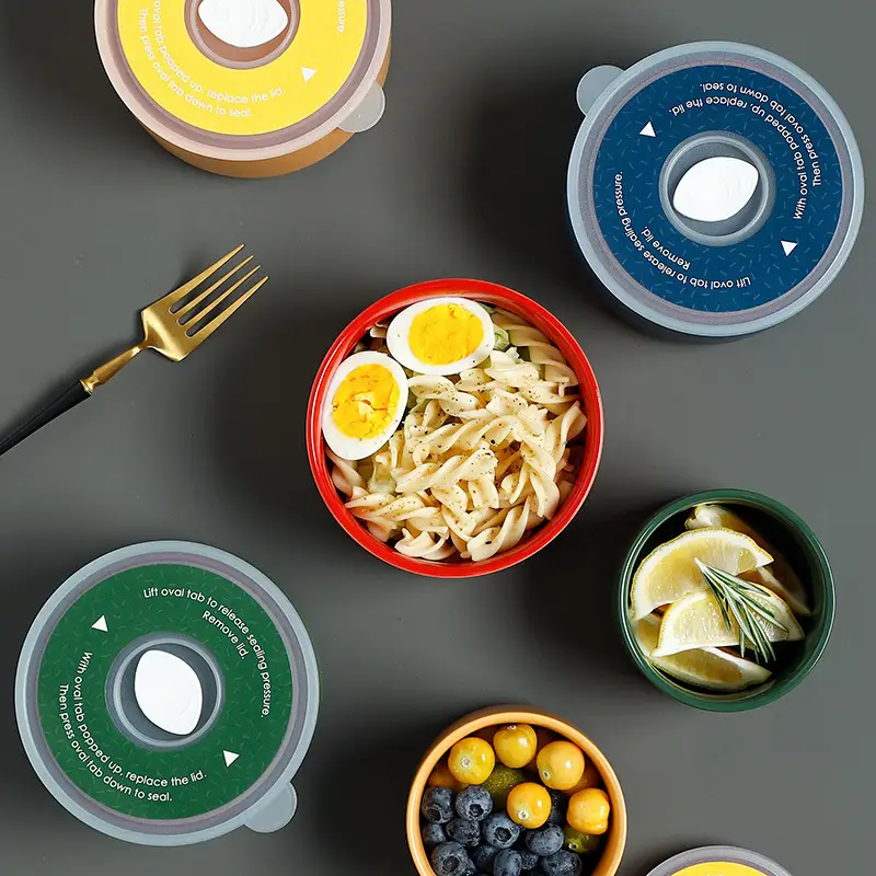 Fresh-Keeping Bowl With Lid Lunch Box Office Worker Portable Airtight Refrigerator Fresh-Keeping Box