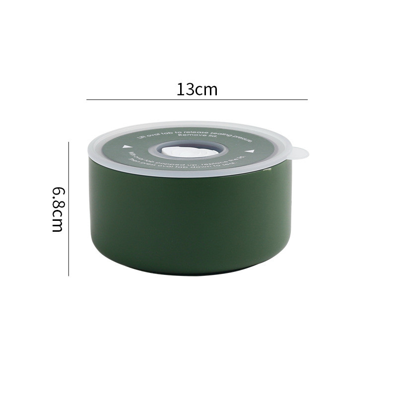 Fresh-Keeping Bowl With Lid Lunch Box Office Worker Portable Airtight Refrigerator Fresh-Keeping Box