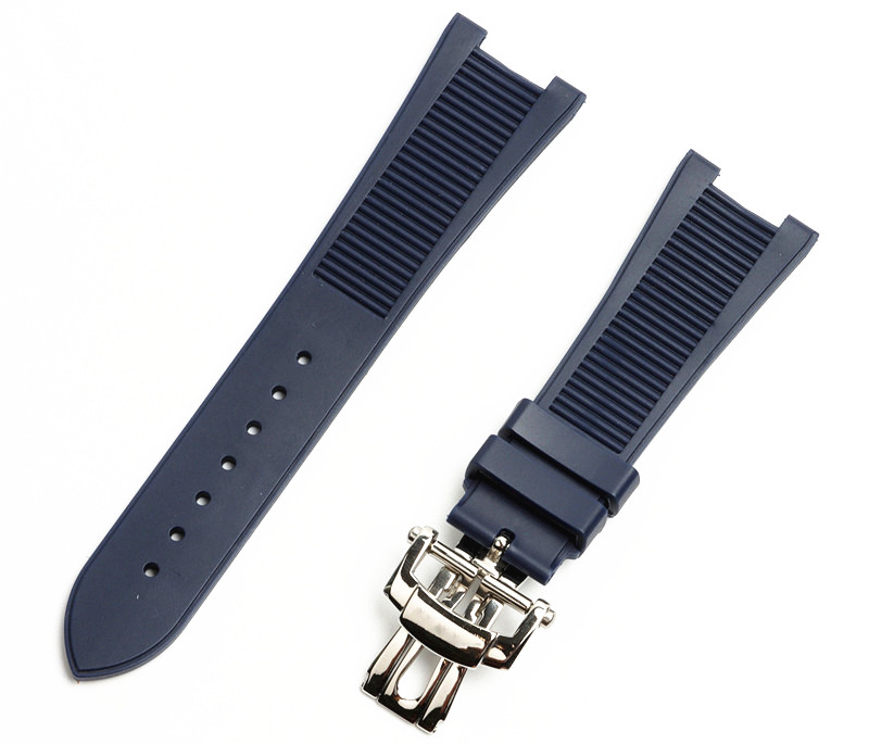 Natural Silicone Rubber Watch Strap Instead Of