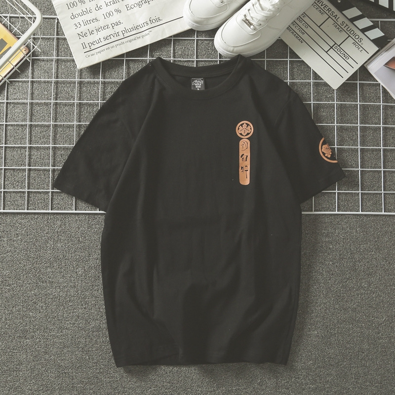 National Tide Retro Short-Sleeved T-Shirt Men and Women All-Match Top