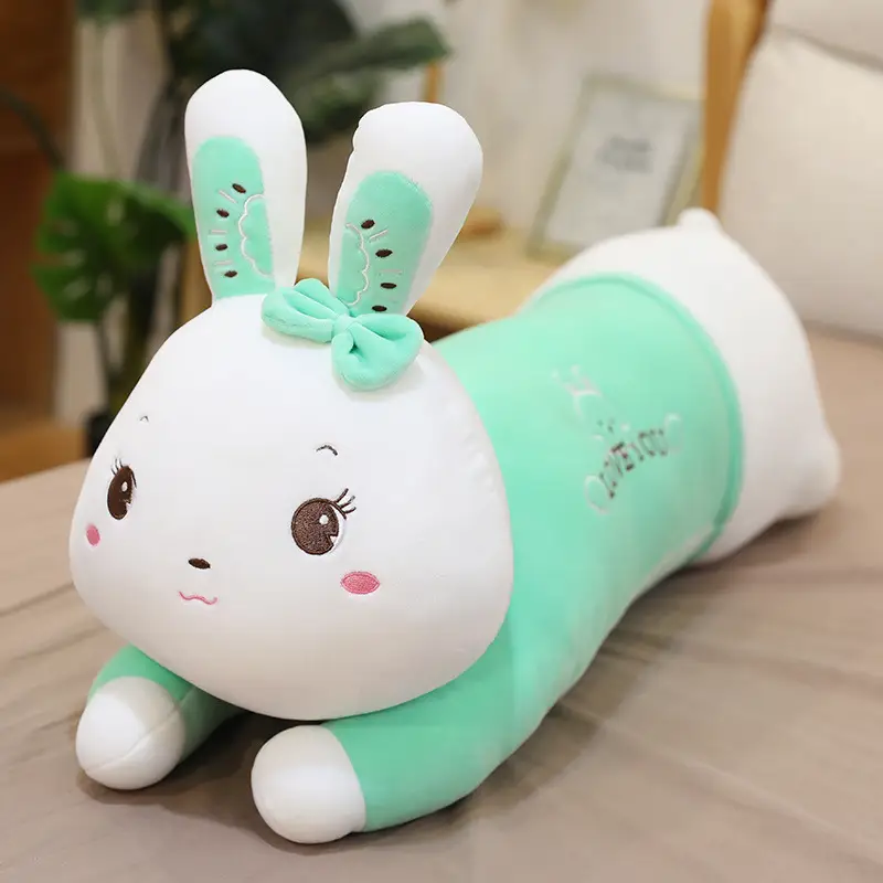 Throw Pillow Long Pillow Cute Rabbit Doll Plush Toys For Children